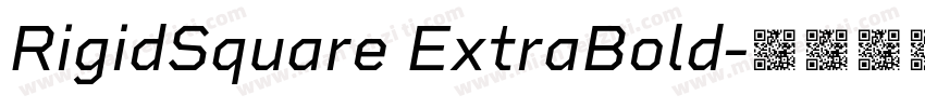 RigidSquare ExtraBold字体转换